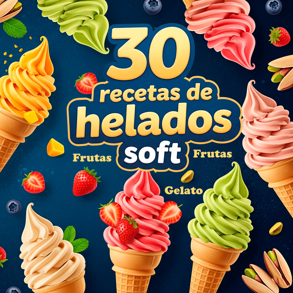 30 Recetas de Helados Soft para Maquina de Helados Soft
